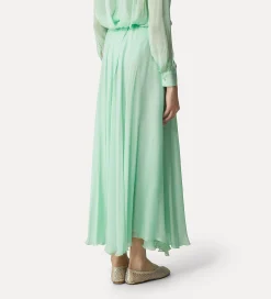 Sale forte_forte gonna lunga con elastico in vita mint