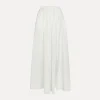 Sale forte_forte gonna lunga cotone bianco