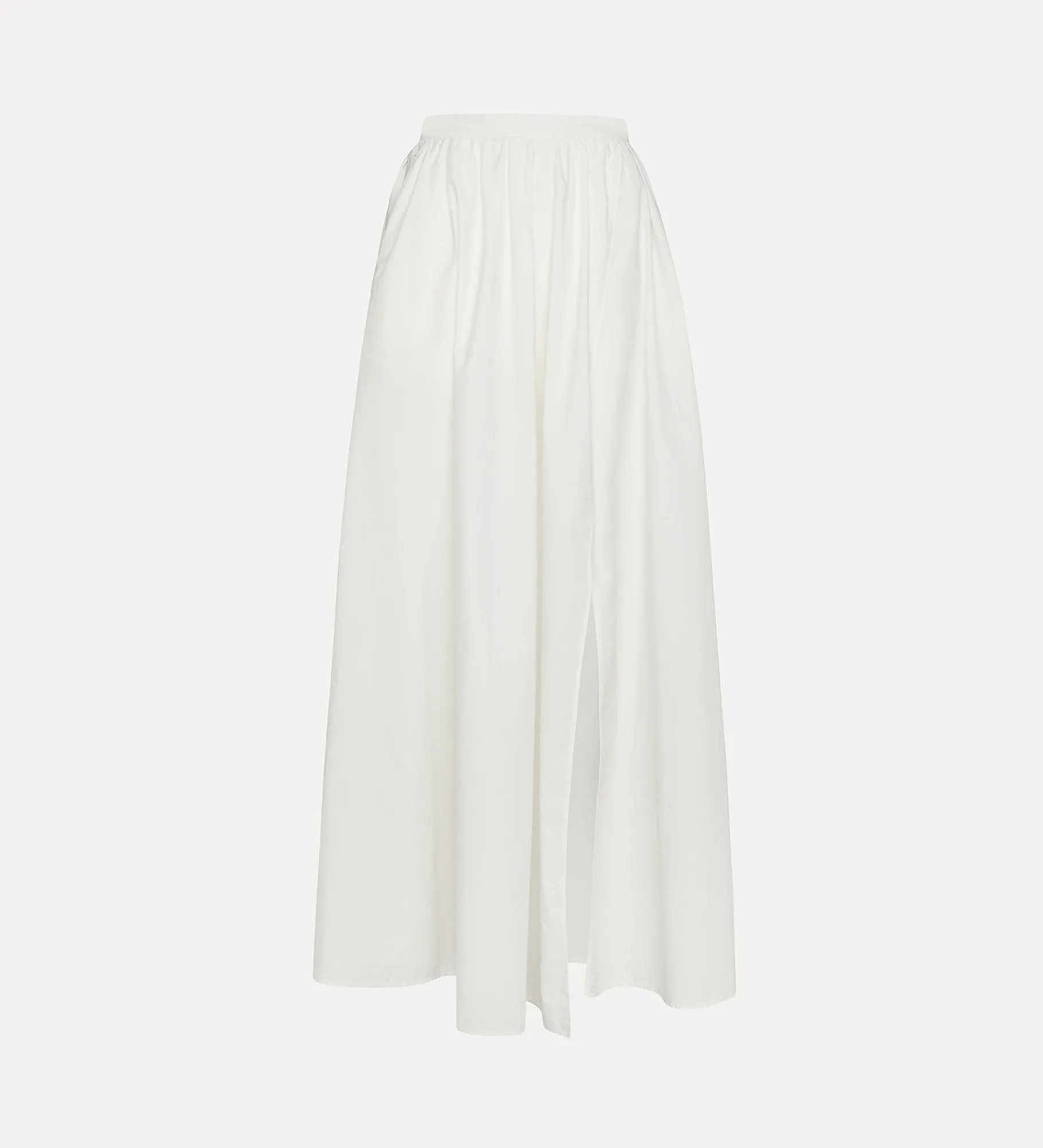 Sale forte_forte gonna lunga cotone bianco