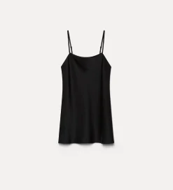 Discount forte_forte il top in raso enver satin nero