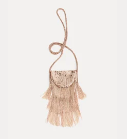 Outlet forte_forte la borsa in micro–paillettes rose