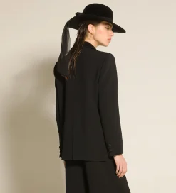 Best forte_forte la giacca smoking in enver satin nero