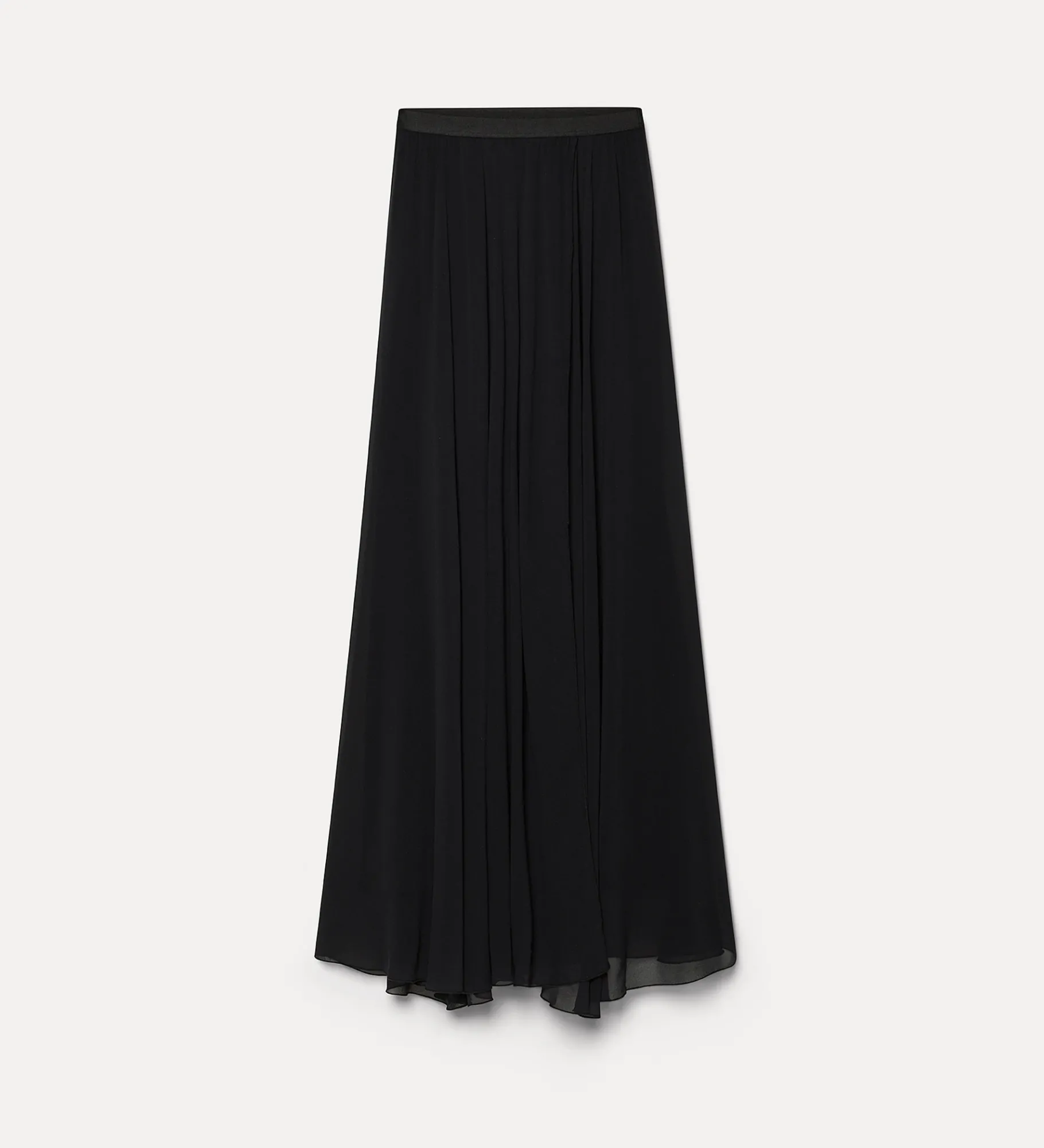 Discount forte_forte la gonna in georgette di seta nero