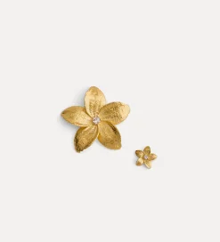 Clearance forte_forte orecchini a fiore oro