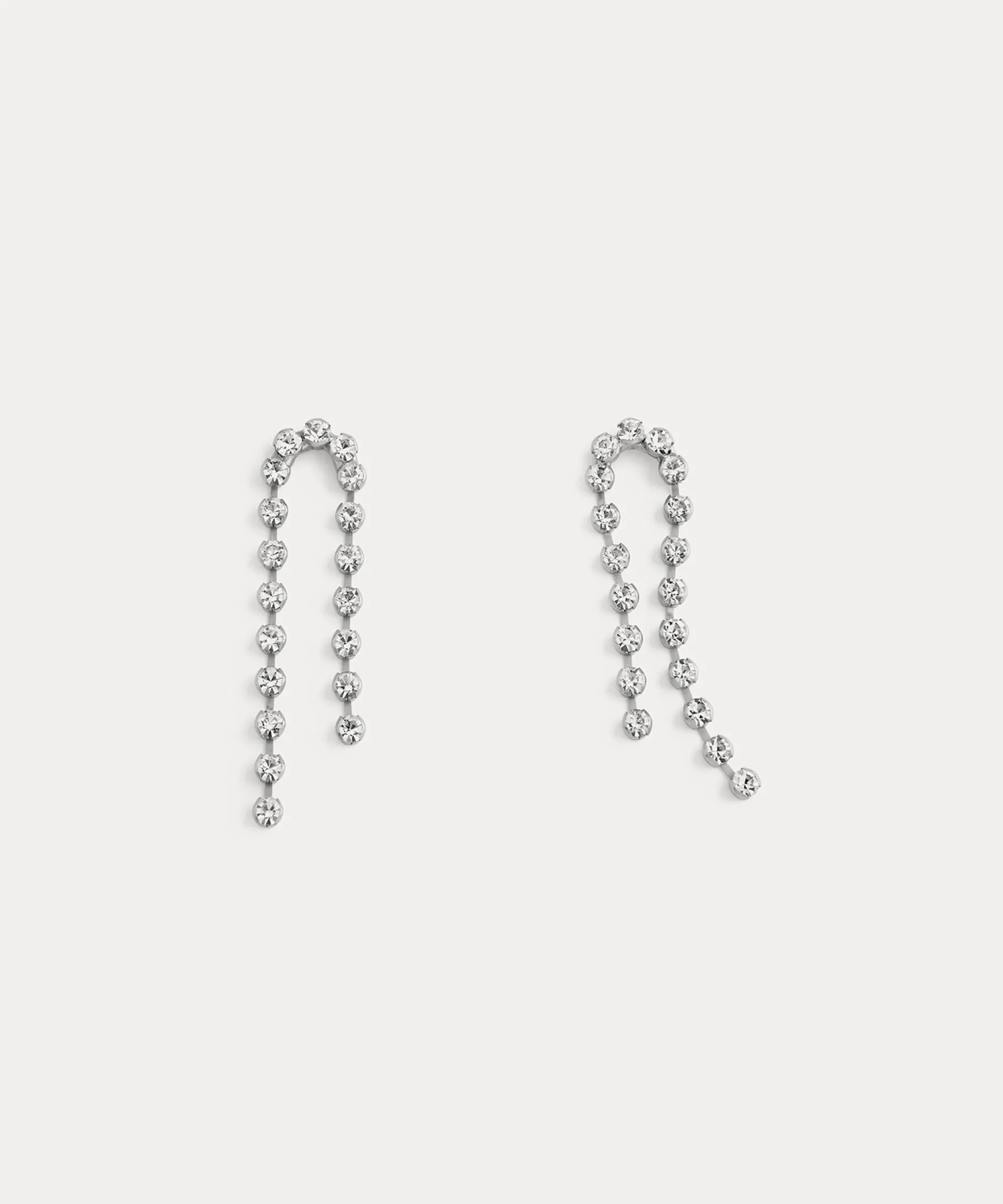 Hot forte_forte orecchini a goccia con cristalli crystal