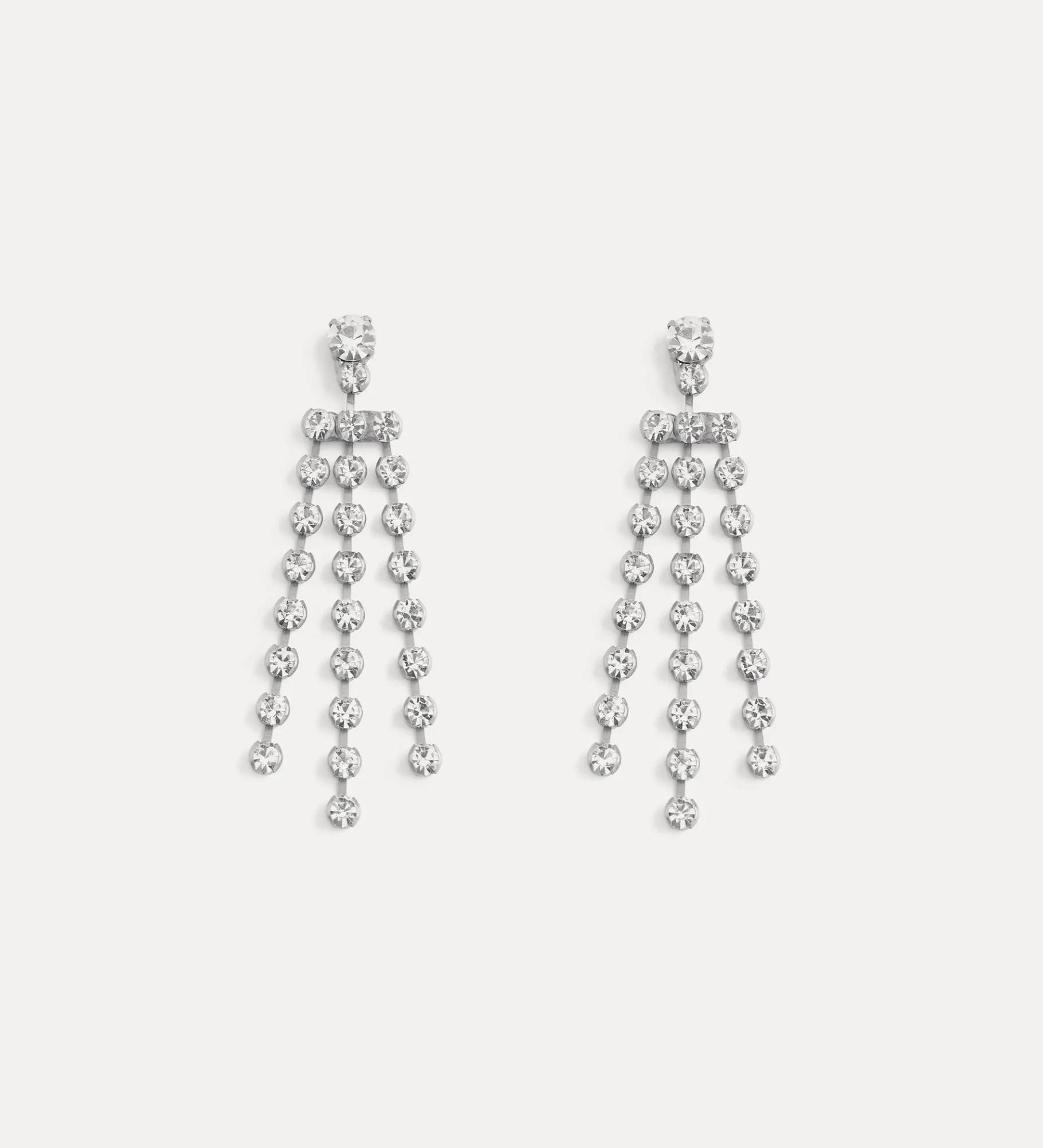 Outlet forte_forte orecchini a goccia con cristalli crystal