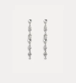 Hot forte_forte orecchini pendente con strass  crystal