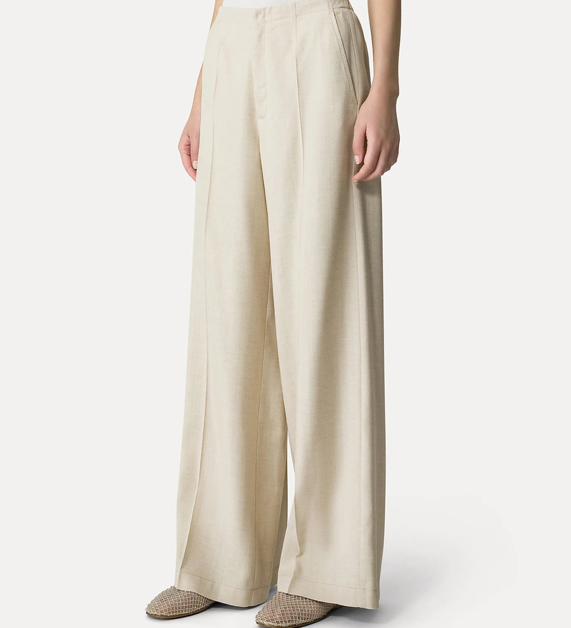 Best forte_forte pantalone flat front dune