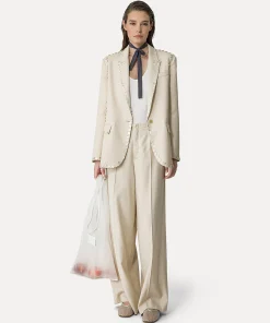 Best forte_forte pantalone flat front dune