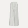 Sale forte_forte pantalone in seta con coulisse madreperla