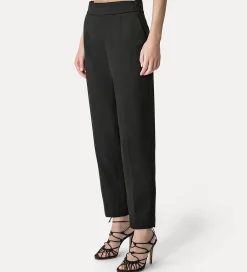 Outlet forte_forte pantalone tapered nero