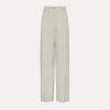 Fashion forte_forte pantaloni 5 tasche donna fil à fil madreperla