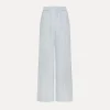Outlet forte_forte pantaloni con elastico in vita rugiada