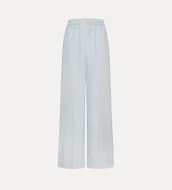 Outlet forte_forte pantaloni con elastico in vita rugiada