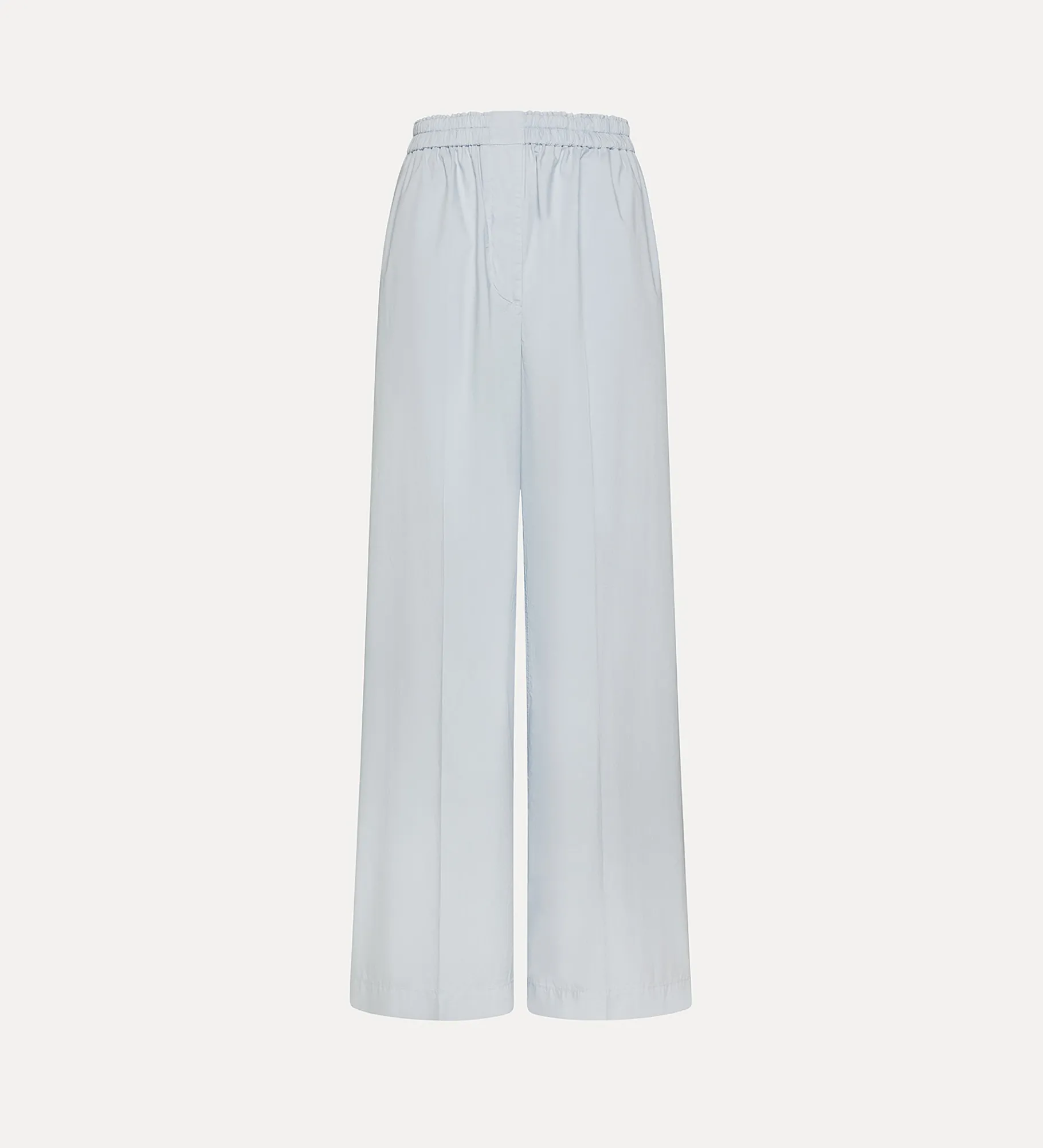 Outlet forte_forte pantaloni con elastico in vita rugiada