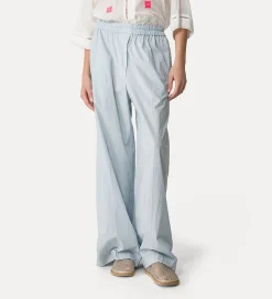 Outlet forte_forte pantaloni con elastico in vita rugiada