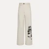 Hot forte_forte pantaloni cotone 5 tasche dune