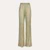 Clearance forte_forte pantaloni flared in jacquard lurex clorofilla