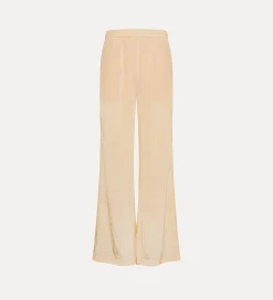 Outlet forte_forte pantaloni flared in satin sole