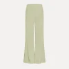Clearance forte_forte pantaloni flared in satin aloe