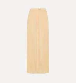 Online forte_forte pantaloni flared in voile di cotone e seta sole