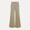 Online forte_forte pantaloni in twill di cotone taupe