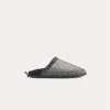 Fashion forte_forte sabot flat con rete di strass nero