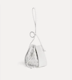Fashion forte_forte secchiello in crosta con strass  ivory