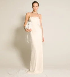 Fashion forte_forte secchiello in crosta con strass  ivory