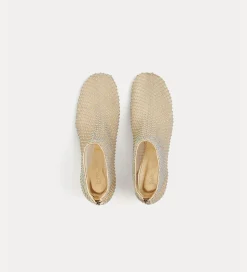 Discount forte_forte stivaletto chic con rete di strass nude