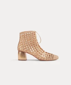 Online forte_forte stivaletto chic intrecciato a mano rose gold