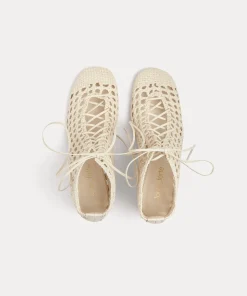 Online forte_forte stivaletto chic intrecciato a mano ivory