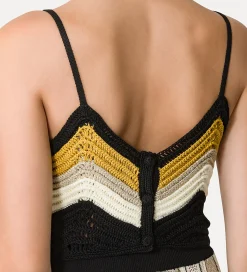 Clearance forte_forte top all'uncinetto fatto a mano bamboo