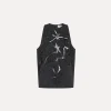 Sale forte_forte top in popeline ricamato nero nero