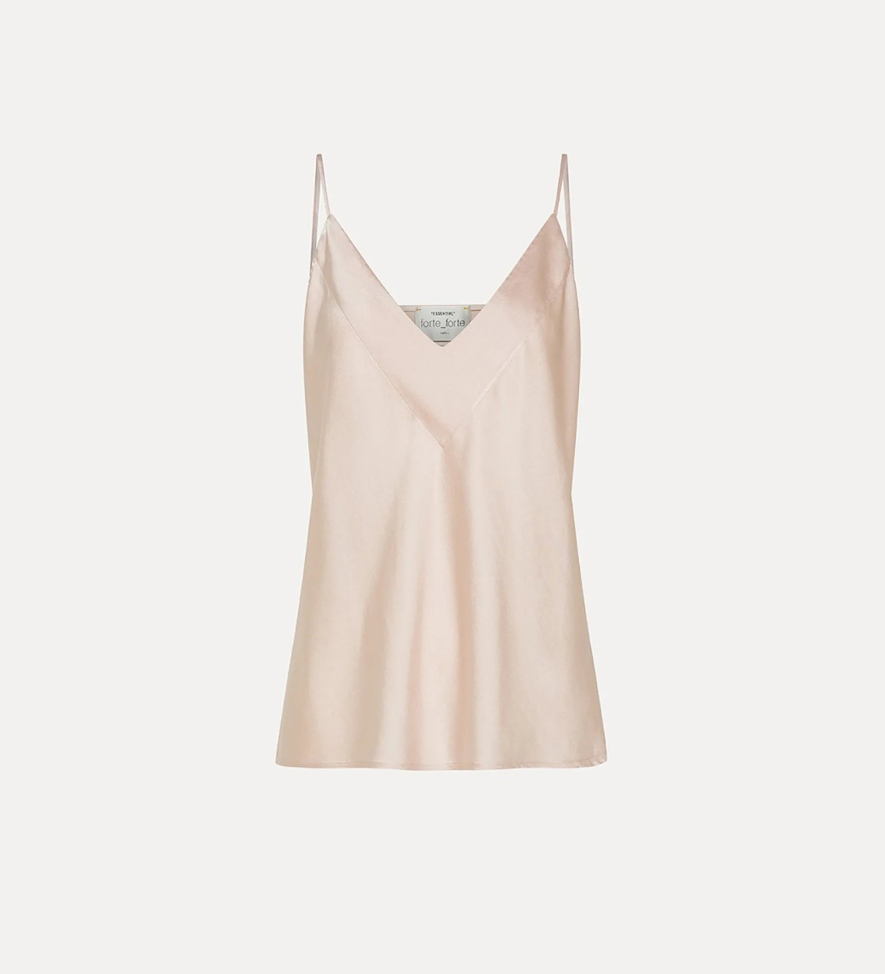 Online forte_forte top in raso di seta oyster