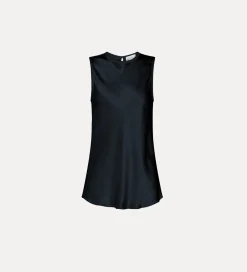 New forte_forte top in satin abisso