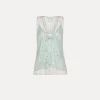 New forte_forte top in tulle ricamo “firefly” firefly