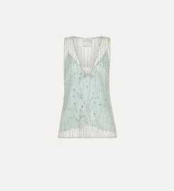New forte_forte top in tulle ricamo “firefly” firefly