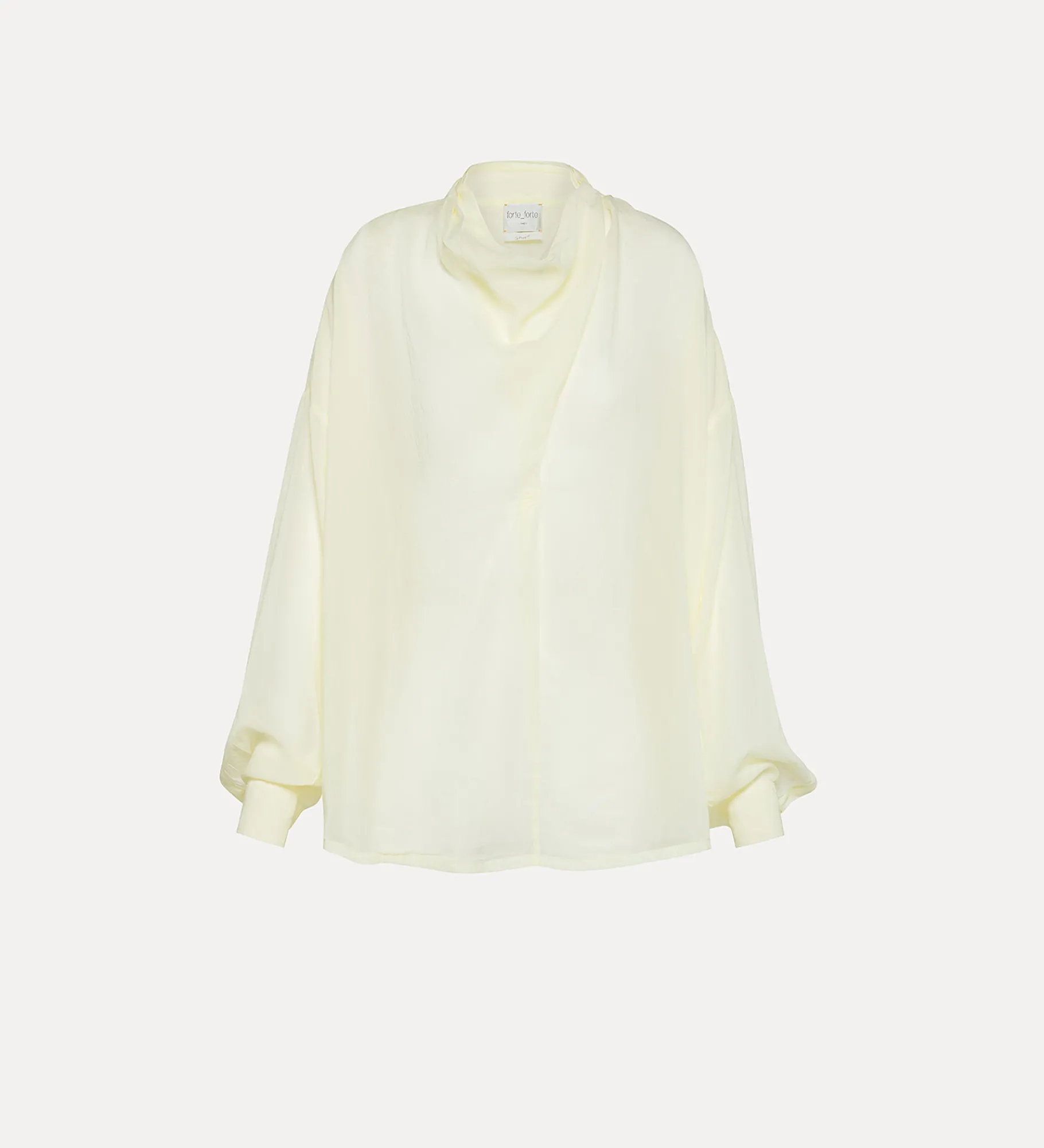 Online forte_forte top incrociato al collo daffodil