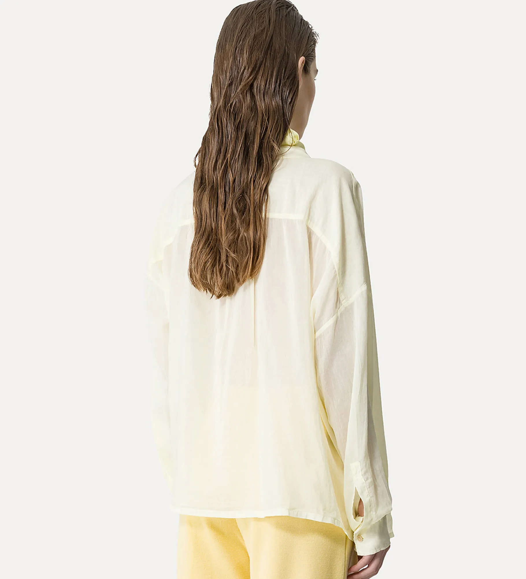 Online forte_forte top incrociato al collo daffodil