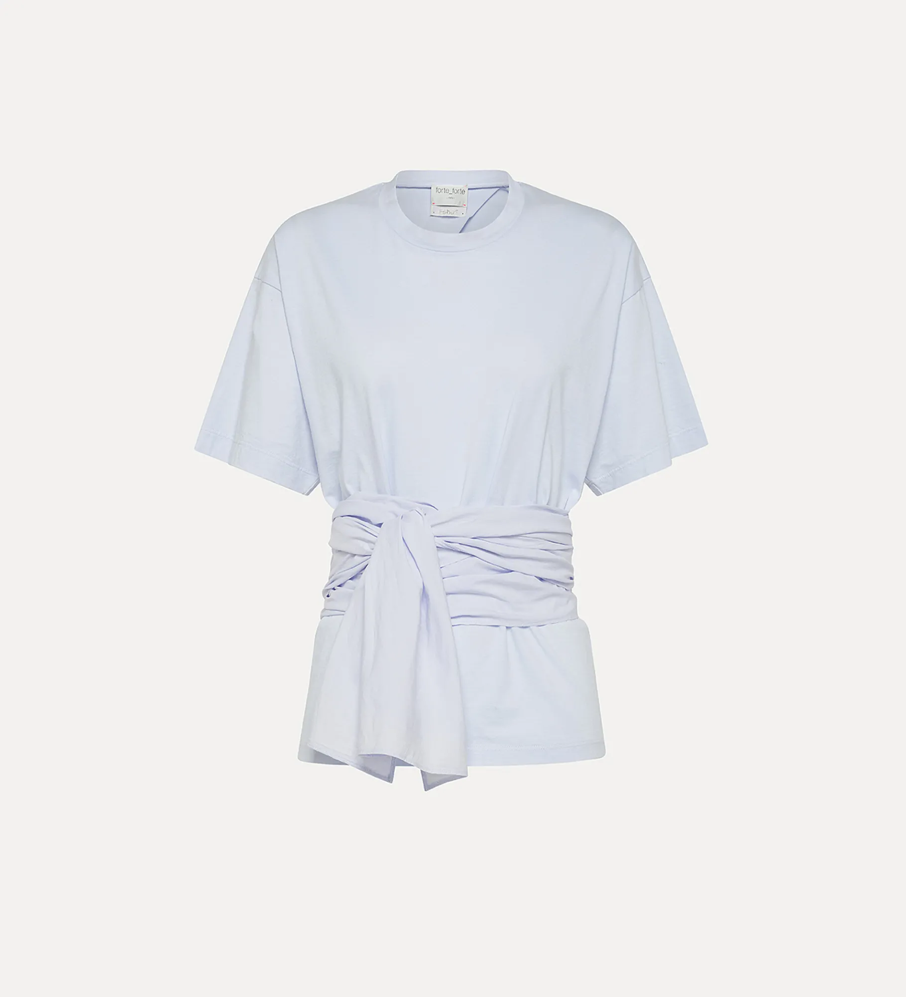 Outlet forte_forte t-shirt con nodo nuage