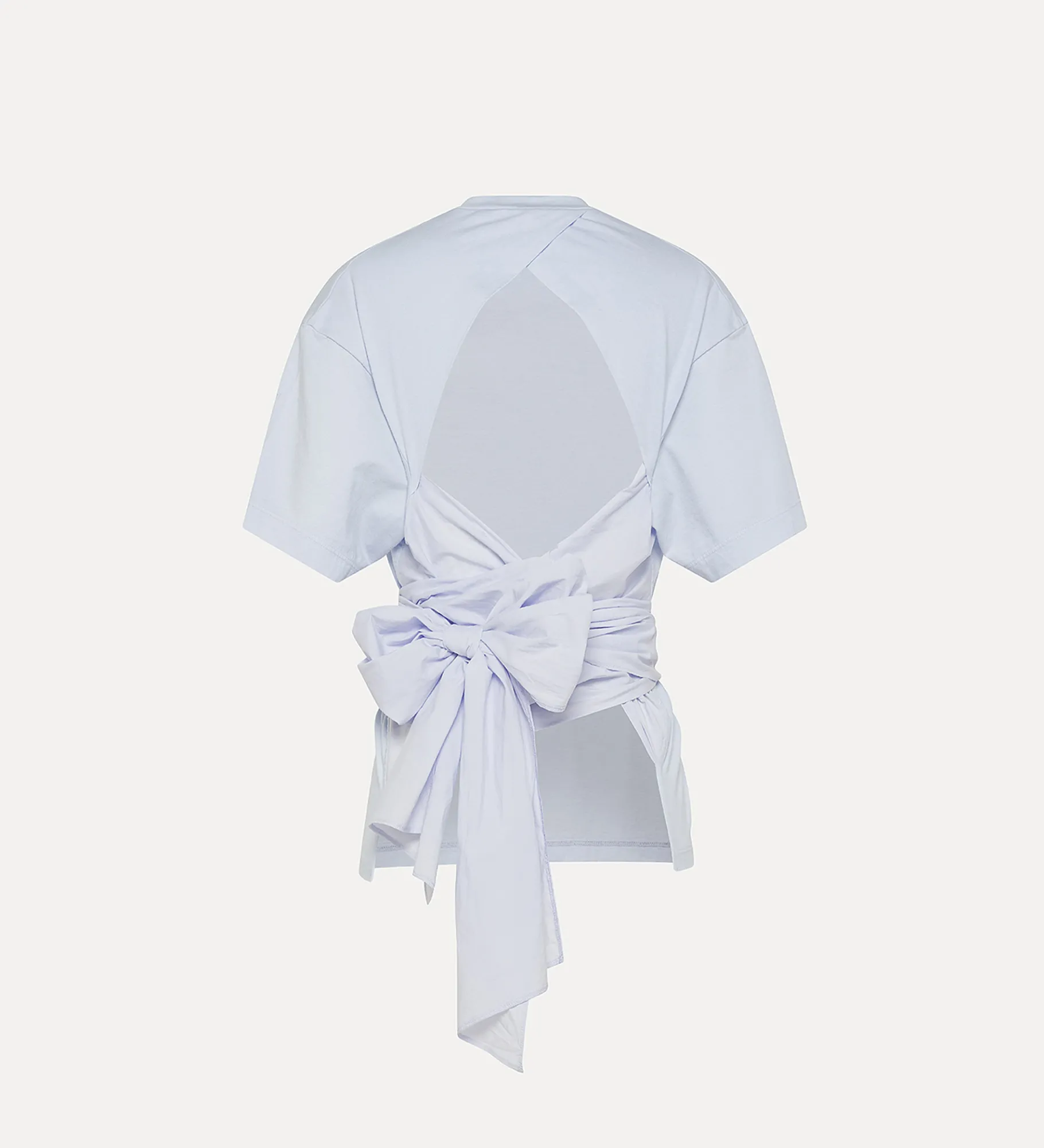 Outlet forte_forte t-shirt con nodo nuage