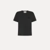 Clearance forte_forte t-shirt in jersey donna nero